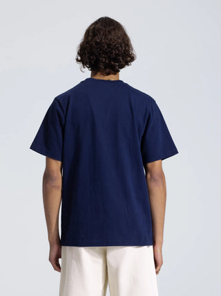 Mum's Script Logo T-Shirt - Navy