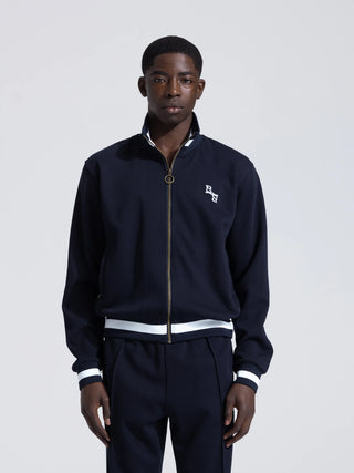 Monogram Tracksuit Jacket - Navy