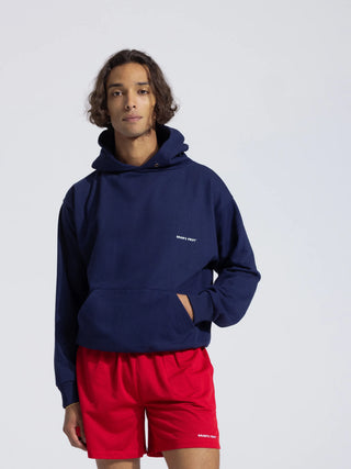 Eyelet Hoodie - Navy