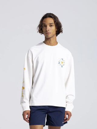 Clock Acrylic Longsleeve - White