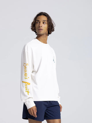 Clock Acrylic Longsleeve - White