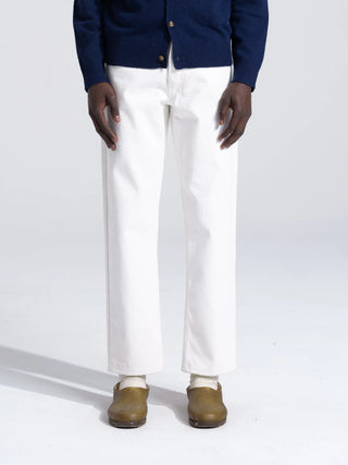 Denim Trouser - White