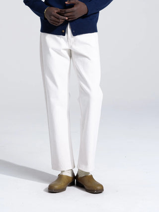 Denim Trouser - White