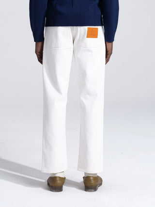 Denim Trouser - White