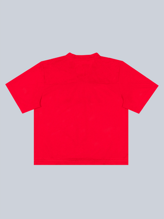 Mesh Soccer T-Shirt - Red