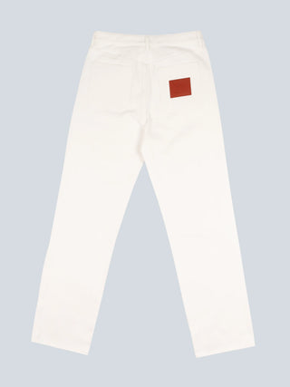 Denim Trouser - White