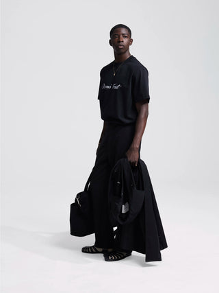 Script Logo T-shirt - Black