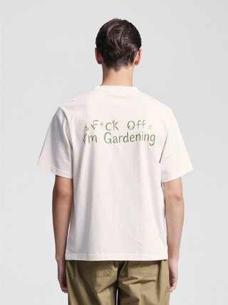 Organic F*ck Off I'm Gardening T-shirt - White