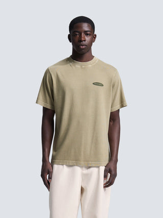 “F*ck Off I'm Gardening” T-Shirt Distressed - Washed Olive Green