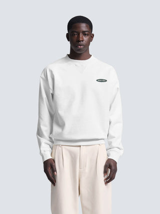 Distressed “F*ck Off I'm Gardening” Crewneck - Grey Melange