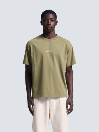 "F*ck Off I'm Gardening" Raglan T-shirt - Solid Olive Green