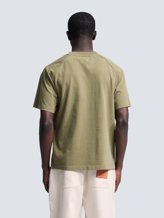 "F*ck Off I'm Gardening" Raglan T-shirt - Solid Olive Green