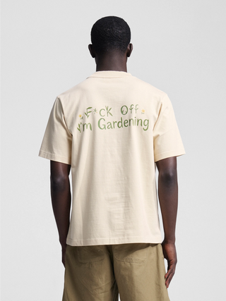 Organic F*ck Off I'm Gardening T-shirt - Beige