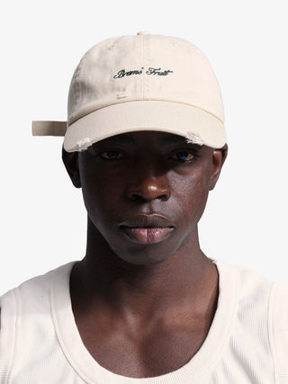 Script Logo Cap - Beige