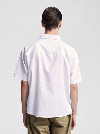Shortsleeve Varsity Shirt - White