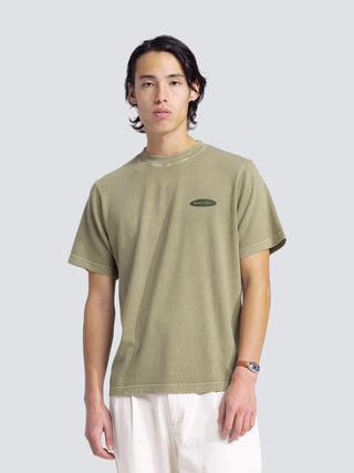 “F*ck Off I'm Gardening” T-Shirt Distressed - Washed Olive Green