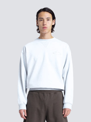 Cut & Sew “F*ck Off I'm Gardening” Crewneck - Grey Melange