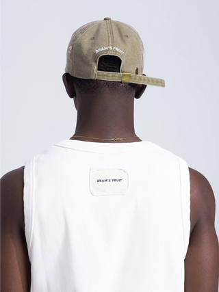 F*ck Off I'm Gardening Cap Distressed - Washed Olive Green