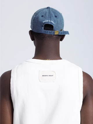 Logo Cap Distressed - Washed Navy