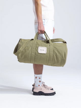 Canvas Duffle Bag 50l - Olive Green