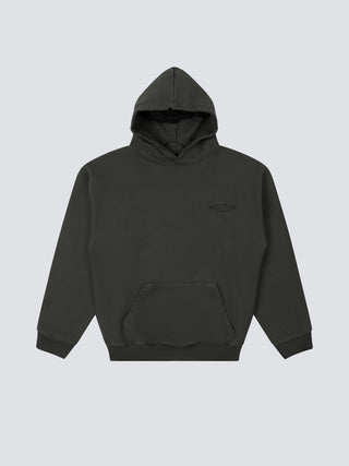Cut & Sew “F*ck Off I'm Gardening” Hoodie - Washed Charcoal