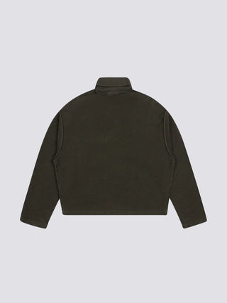 Turtle Neck Chest Pocket - Washed Charcoal