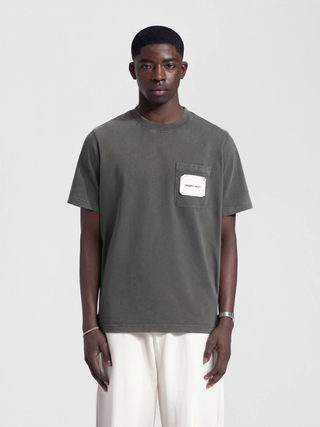 Chest Pocket T-Shirt - Washed Charcoal