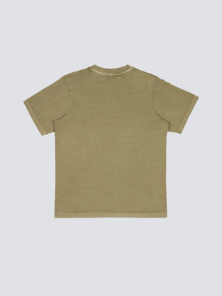 Chest Pocket T-Shirt - Washed Olive Green