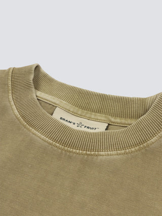 Chest Pocket T-Shirt - Washed Olive Green