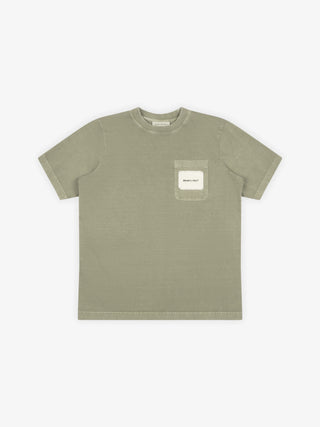Chest Pocket T-shirt - Olive Green