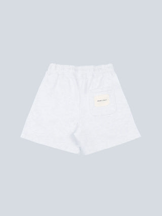 Cut & Sew Sweat Shorts - Grey Melange