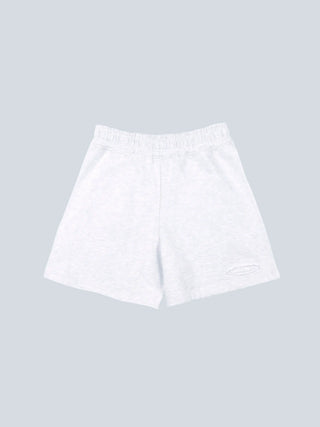Cut & Sew Sweat Shorts - Grey Melange