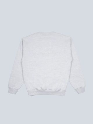 Cut & Sew “F*ck Off I'm Gardening” Crewneck - Grey Melange