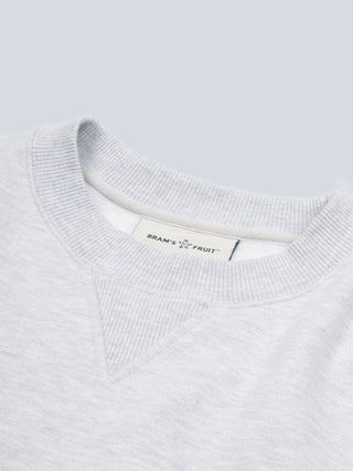 Cut & Sew “F*ck Off I'm Gardening” Crewneck - Grey Melange