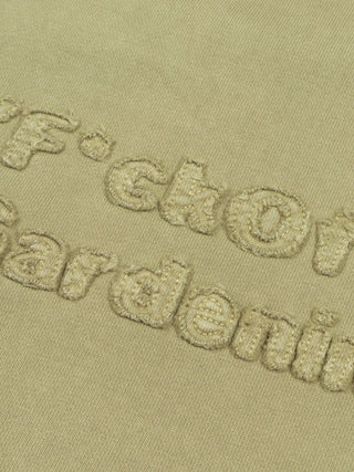 Cut & Sew “F*ck Off I'm Gardening” Sleeveless Vest - Washed Olive