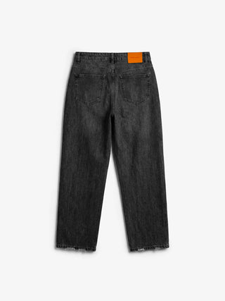 Denim Trousers - Washed Black