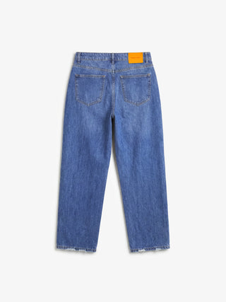 Denim Trousers - Washed Indigo