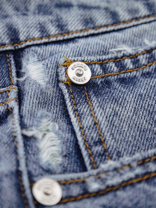 Denim Trousers - Washed Indigo