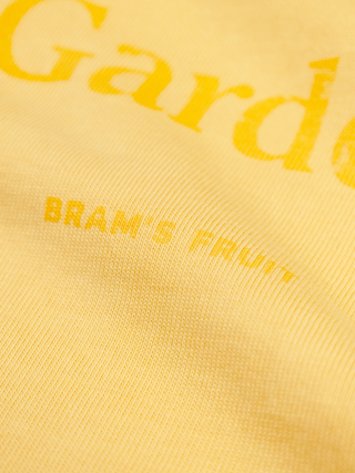 Distressed “F*ck Off I’m Gardening” Longsleeve - Washed Sunrise Yellow