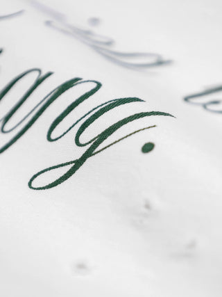 Distressed Quote T-shirt - White
