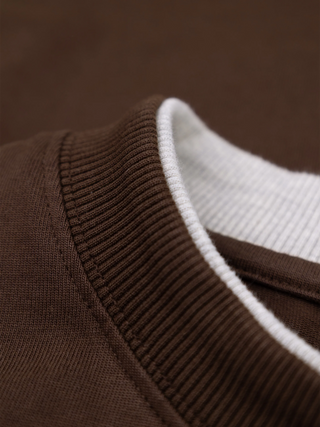 Double Layer T-shirt - Brown