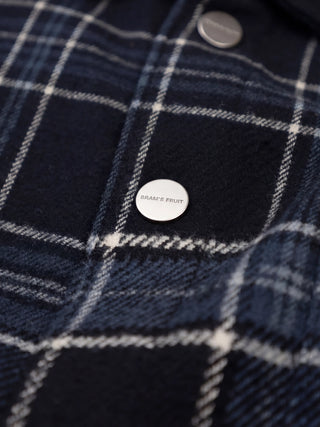 Flanel Overshirt - Navy