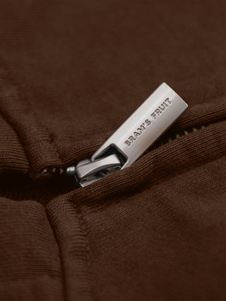 Gardener Zipper Hoodie - Brown