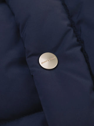 Hooded Puffer Jacket - Navy
