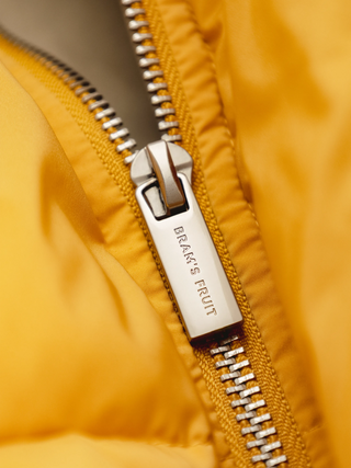 Hooded Puffer Jacket - Sunrise Yellow