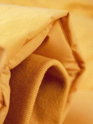 Hooded Puffer Jacket - Sunrise Yellow