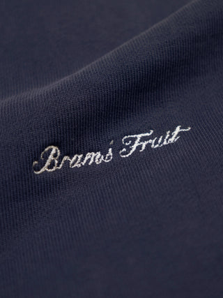 Script Logo Quarter Zip - Midnight Blue
