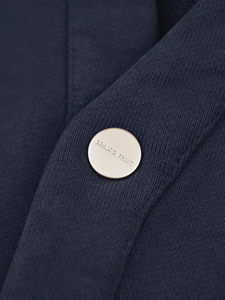 Script Logo Cardigan Sweat - Midnight Blue