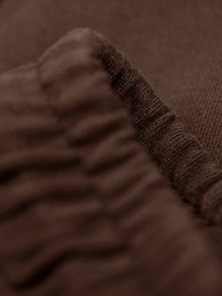 Side Pocket Sweat Trousers - Brown