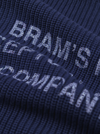 Stamp Knit - Navy